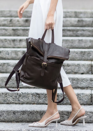 Naturaalnahast seljakott Marco Mazzini - Image 7