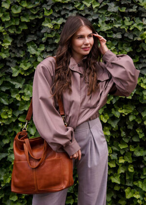 Naturaalnahast naiste käekott Marco Mazzini - Image 7