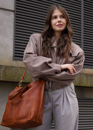 Naturaalnahast naiste käekott Marco Mazzini - Image 2