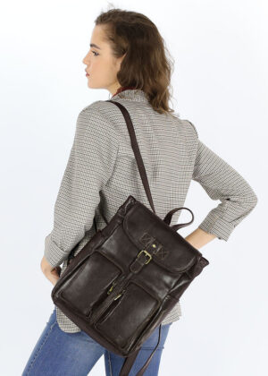 Naturaalnahast seljakott Marco Mazzini - Image 2