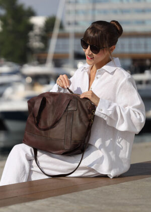 Moteriška natūralios odos rankinė Marco Mazzini - Image 5