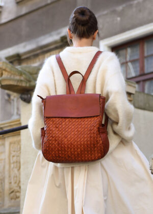 Naturaalnahast seljakott Marco Mazzini - Image 3