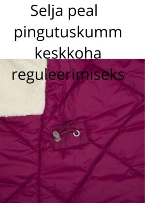 HUPPA tüdrukute talveparka Vivian bordoolilla KUNSTKARVAGA 200 gr soojustusega-vihma ja tuulekindel-KOHE LAOS-SUPER HIND - Image 10