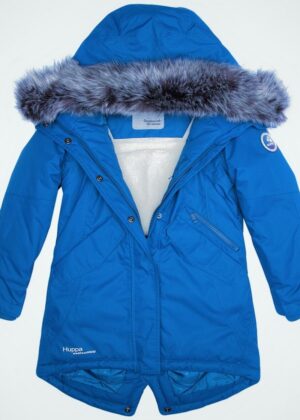 HUPPA tüdrukute talveparka Vivian sinine KUNSTKARVAGA 200 gr soojustusega-vihma ja tuulekindel-KOHE LAOS-SUPER HIND - Image 4