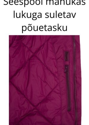 HUPPA tüdrukute talveparka Vivian bordoolilla KUNSTKARVAGA 200 gr soojustusega-vihma ja tuulekindel-KOHE LAOS-SUPER HIND - Image 9