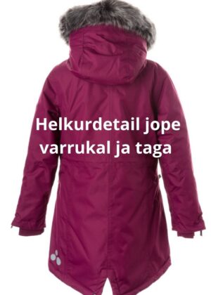 HUPPA tüdrukute talveparka Vivian bordoolilla KUNSTKARVAGA 200 gr soojustusega-vihma ja tuulekindel-KOHE LAOS-SUPER HIND - Image 7