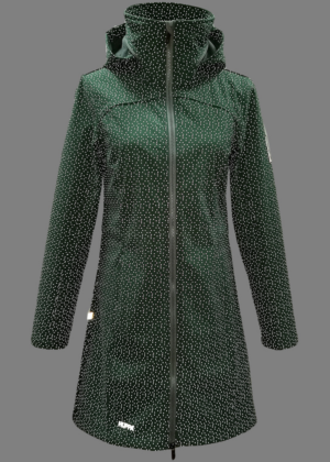 HUPPA naiste kevad-sügis softshell jope Ava tumeroheline - Image 4