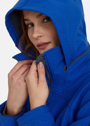 HUPPA  naiste kevad-sügis softshell jope Ava erksam sinine-viimased - Image 3
