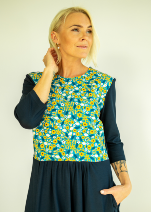 Armas sinine  taskutega kleit Brita - kohe laos suurus M(38-40)-viimane jäänud - Image 2