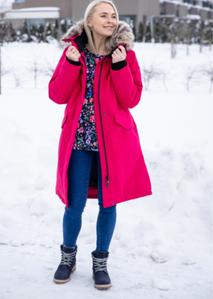 Lenne naiste talveparka Carmen vaarikaroosa(200 gr soojustusega)-kohe laos-super hind - Image 4