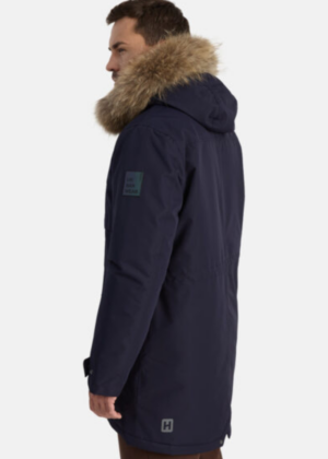 HUPPA meeste talveparka David 1 tumesinine NATURAALKARVAGA 200 grammi soojustusega-vihma ja tuulekindel-TARNEAEG kuni 5 tööpäeva - Image 4