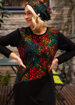 Stiilne must taskutega pusakleit Värvide Mäng-kohe laos suurus XS(34-36) viimane - Image 3