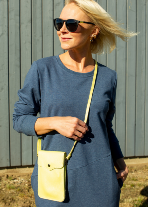 Stiilne sinine taskutega pusakleit -Kohe laos suurus M(38-40)-teised suurused tellimisel - Image 2