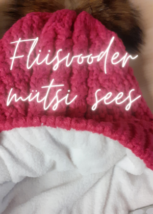 Huppa fliisvooodri ja naturaalse karvaga fuksiaroosa naiste sügis-talvine müts Ash-KOHE LAOS - Image 5