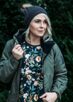 Huppa fliisvooodri ja naturaalse karvaga tumehall naiste sügis-talvine müts Ash-KOHE LAOS - Image 3