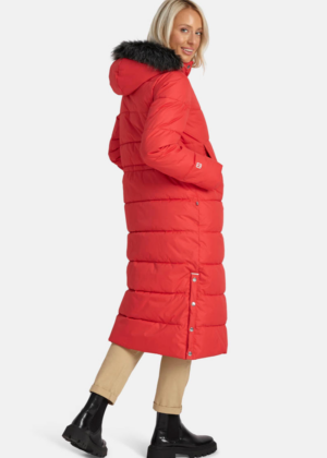 HUPPA  soe pikk talvemantel GUDRUN punane-KOHE LAOS VIIMANE 3XL(rind 140 cm)-SUPER HIND - Image 4