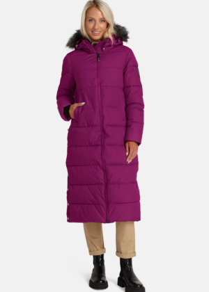 Huppa  soe pikk talvemantel Gudrun bordoo-kohe laos-super hind - Image 1