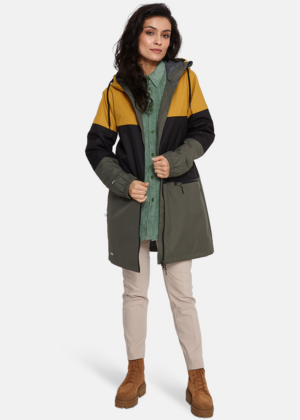 HUPPA naiste kevad-sügis jope Hanka (sinep, must, roheline) 40 gr soojustusega-KOHE LAOS - Image 7