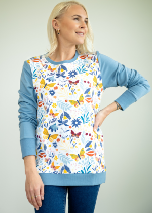 Helesinine suvine pusa Liblikad-KOHE LAOS viimane M(38-40) suurus-SUPER HIND - Image 1