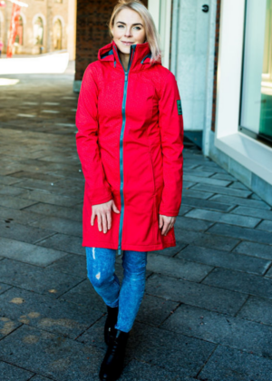 HUPPA naiste kevad-sügis  softshell jope Ava punane-KOHE LAOS - Image 4