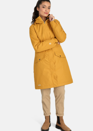 HUPPA naiste kevad-sügis ülemineku parka Minna sinepikollane 100 gr soojustusega- KOHE LAOS - Image 6