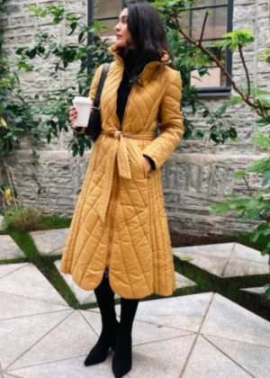 Huppa naiste kevad-sügis mantel Alma kollane 140 gr soojustusega -kohe loas S(36)- super hind - Image 3