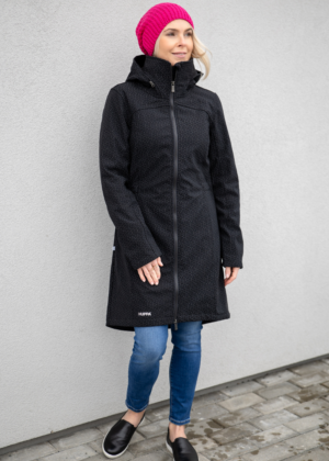 HUPPA naiste kevad-sügis softshell jope Ava must - Image 8