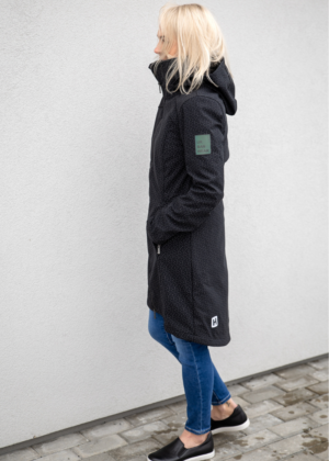 HUPPA naiste kevad-sügis softshell jope Ava must - Image 3