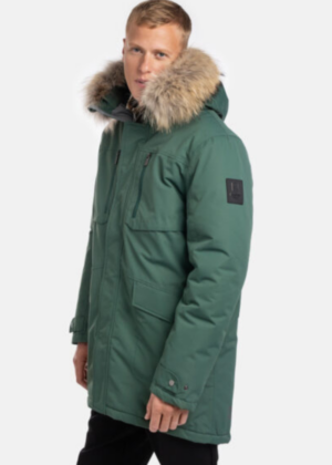 HUPPA meeste talveparka David 1 roheline NATURAALKARVAGA 200 gr soojustusega-vihma ja tuulekindel-UUDIS-KOHE LAOS - Image 3