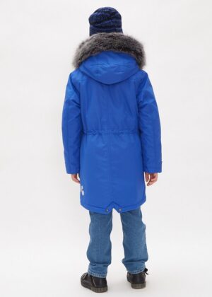 HUPPA poiste talveparka David sinine  KUNSTKARVAGA 200 grammi soojustusega-vihma ja tuulekindel-KOHE LAOS-SUPER HIND - Image 3