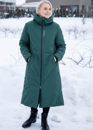 Huppa naiste talvemantel Eira roheline (300 gr soojustusega)-super hind - Image 6