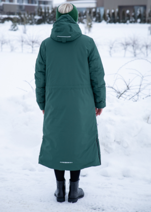 Huppa naiste talvemantel Eira roheline (300 gr soojustusega)-super hind - Image 3