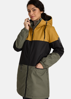 HUPPA naiste kevad-sügis jope Hanka (sinep, must, roheline) 40 gr soojustusega-KOHE LAOS - Image 2