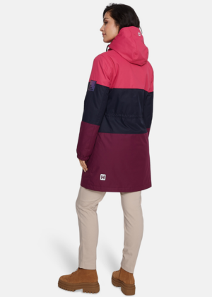 HUPPA naiste kevad-sügis jope Hanka (fuksia, tumesinine, bordoo) 40 gr soojustusega-KLIENTIDE LEMMIK - Image 4