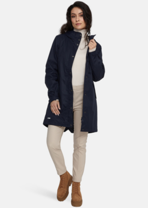 HUPPA stiilne vihma ja tuulekindel tumesinine 40 gr naiste kevad-sügis parka -KOHE LAOS - Image 2