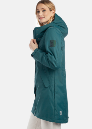 HUPPA naiste kevad-sügis parka Janelle petroolroheline 40 gr soojustusega-UUDIS - Image 3