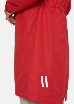 HUPPA stiilne vihma ja tuulekindel maasikapunane  40 gr soojustusega naiste kevad-sügis parka -KOHE LAOS - Image 4