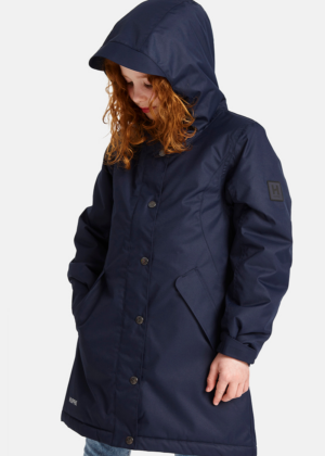 HUPPA tüdrukute sügis-talvine vihma ja tuulekindel (140 gr soojustusega) parka tumesinine-KOHE LAOS - Image 3