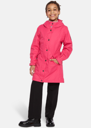 HUPPA tüdrukute sügis-talvine vihma ja tuulekindel parka(140 gr soojustusega) fuksiaroosa-Tarneaeg 1-4 päeva