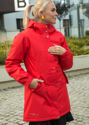 HUPPA naiste kevad-sügis ülemineku parka punane(140gr soojustusega)-KOHE LAOS