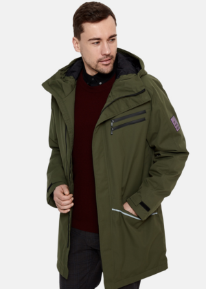 Huppa meeste kevad-sügis parka Marlo roheline(40 gr soojustusega)