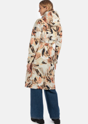 Huppa naiste kevad-sügis mantel Merje beezi kirju (ilma soojustuseta)-UUDIS - Image 3