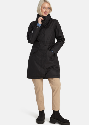 HUPPA  naiste kevad-sügis ülemineku parka Minna must 100 gr soojustusega-HEA HIND