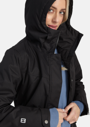 HUPPA  naiste kevad-sügis ülemineku parka Minna must 100 gr soojustusega-HEA HIND - Image 8