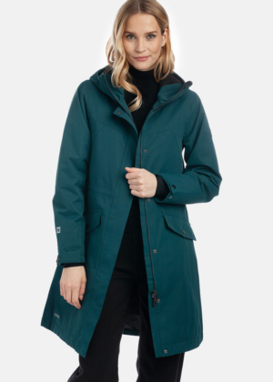 HUPPA  naiste kevad-sügis ülemineku  parka Minna petroolroheline 100 gr soojustusega-UUDIS - Image 6