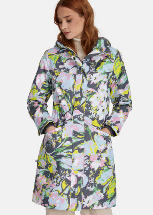 HUPPA naiste kevad-sügis parka Minna mahe lilleline 40 gr soojustusega-KOHE LAOS VIIMASED-HEA HIND - Image 1