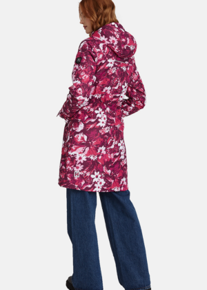 HUPPA naiste kevad-sügis parka Minna bordoo lilleline 40 gr soojustusega-KOHE LAOS VIIMASED-SUPER HIND - Image 4