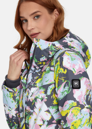 HUPPA naiste kevad-sügis parka Minna mahe lilleline 40 gr soojustusega-KOHE LAOS VIIMASED-HEA HIND - Image 7