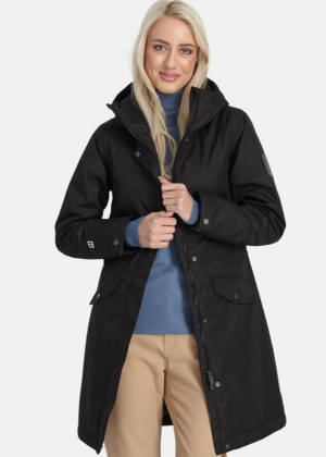 HUPPA  naiste kevad-sügis ülemineku parka Minna must 100 gr soojustusega-HEA HIND - Image 6