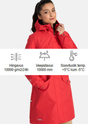HUPPA naiste kevad-sügis ülemineku  parka Minna 100 gr soojustusega-VIIMANE 3XL(puus 140 cm) - Image 3
